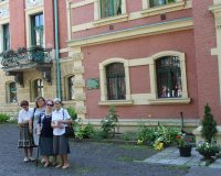 Mieszkańcy w Pałacu Dietla w Sosnowcu